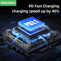 Rocoren 165วัตต์ชาร์จไฟในรถ PD 3.1 140วัตต์ค่าใช้จ่ายได้อย่างรวดเร็ว QC 5.0 USB Type C รถชาร์จศัพท์ด่วนชาร์จสำหรับ ซัมซุง