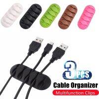 3x Cable Clips Desktop Cable Management Cord Organizer Adhesive Desk Wire Holders for Organizing USB Power Cords Charging Cables Cable Management