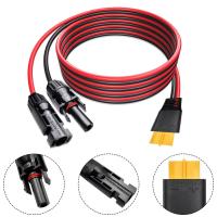 XT60 Adapter To Solar Plug Socket Extension Charging Cable Wire 12AWG Solar Panel Connecting Line  Solar PV Wires Connectors Wires Leads Adapters