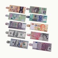 【CC】 2019 Money Clip men women dollar euro Wallet Moneyclip slim thin mini purse 2 fold student cartoon cheap gift coin bag !