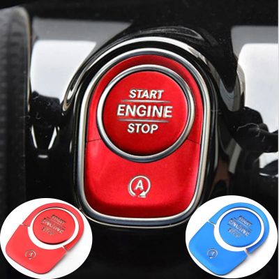 Car Engine Start Stop Button Trim Cover For Mercedes Benz A B CLA GLB GLA Class W177 W247 C118 X247 H247 Auto Accessories