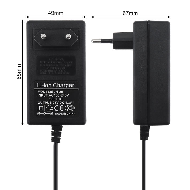 พร้อมปลั๊ก-eu-charger-adaptor-ไฟฟ้าไฟฟ้ากระแสตรง25โวลต์ปลั๊กอเนกประสงค์สำหรับสว่านไฟฟ้าลิเธียมไขควงประแจ