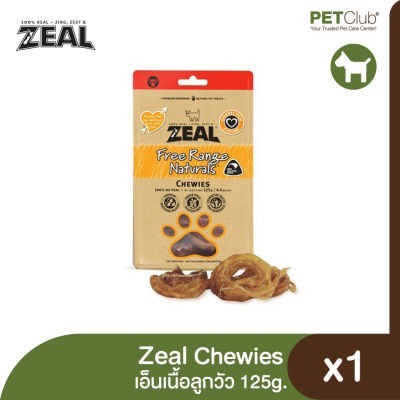 [PETClub] Zeal Chewies ขนมสุนัข แบบอบแห้ง สูตรเอ็นลูกวัว(125g)