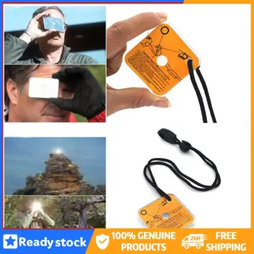 Portable Outdoor Signal Mirror Outdoor Survival Emergency