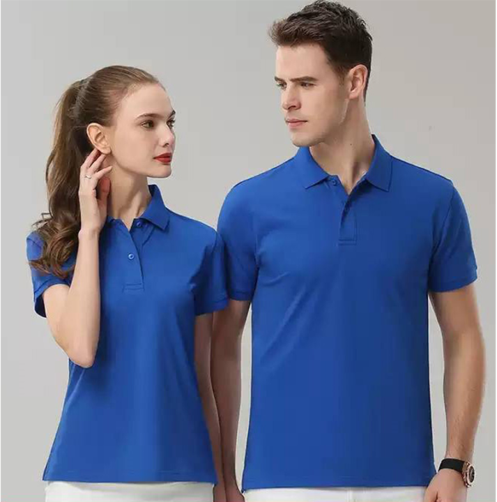 เสื้อโปโลสีน้ำเงิน-polo-เสื้อคอปก-st02-blue