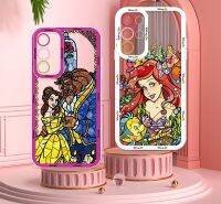 （shine electron）เจ้าหญิงดิสนีย์ที่สวยงามสำหรับ Samsung S23 S21 S20 Pro FE อัลตร้า A23 A52 A53เคสโทรศัพท์โปร่งใสตานางฟ้า A71