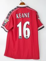 16 KEANE MAN UTD FULL EPL 1998 1999 RETRO FOOTBALL SHIRT SOCCER JERSEY