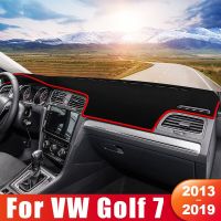 For Volkswagen VW Golf 7 MK7 2013 2014 2015 2016 2017 2018 2019 Car Dashboard Sun Shade Cover Non-Slip Pad Accessories