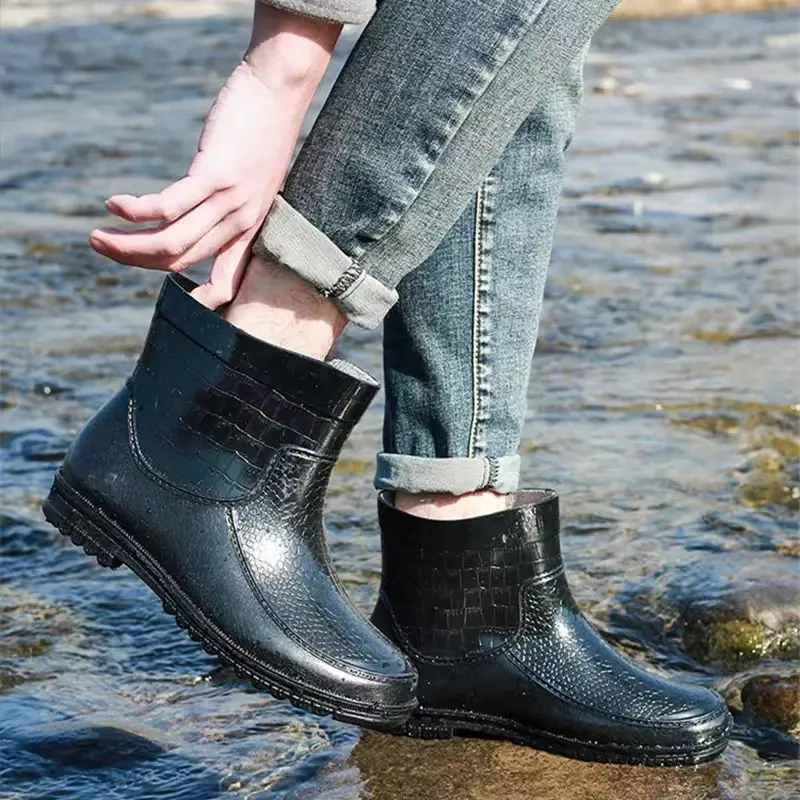 Mens low hot sale cut rain boots