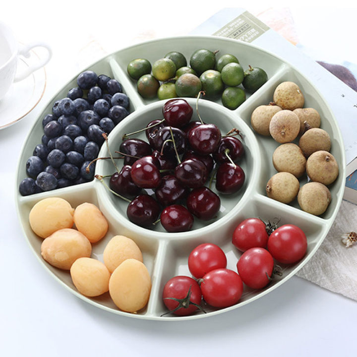 6-compartment-food-storage-tray-plastic-dried-fruit-snacks-apizer-serving-platter-for-holiday-party-confectionery-nut-storage