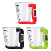 Portable Digital Temperature Measurement Cups Electronic Kitchen Baking Scales Luggage Scales