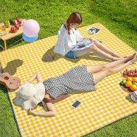 【YF】 Portable Beach Blanket Folding Mat Outdoor Picnic Camping Thick Waterproof Equipment Hiking Accessory