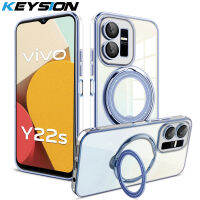 KeyTransulsion เคสโทรศัพท์ขาตั้งโทรศัพท์เคสสำหรับ VIVO เคลือบ TPU มี Y22 Y22S Y12S Y20S Y20i