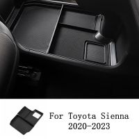 №☽ for Toyota Sienna 2020 2021 2022 2023 Center Console Armrest Storage Box Accessories BLACK