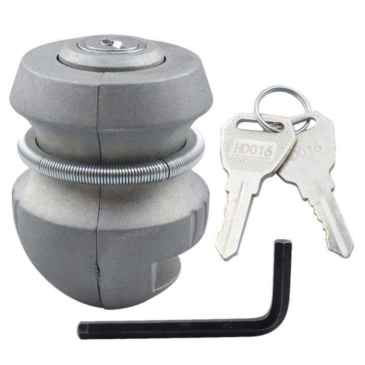 Trailer Hitch Coupler Lock AntiTheft Connector Ball Lock Zinc Alloy