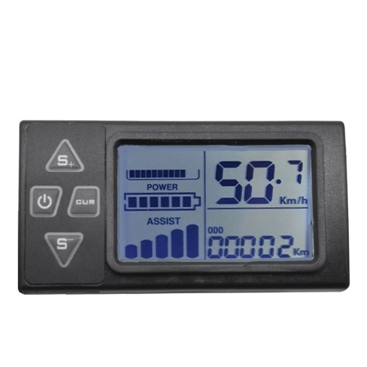 1-piece-24v-60v-s861-lcd-ebike-display-dashboard-easy-install-fit-for-electric-bike-bldc-controller-control-panel-sm-plug-5pin