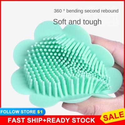 ‘；【。- Silicone Shampoo Brushes Hair Root Itching Scalp Massage Brush Head Cleaning  Soft Household Massage Comb Bath Brush