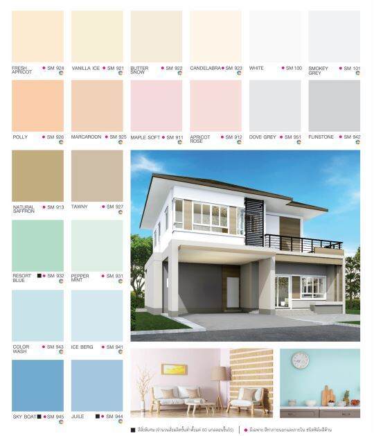 สีทาบ้าน-สีน้ำอะครีลิค-สีน้ำ-สีน้ำซุปเปอร์เมเทคภายในด้าน-ขนาด-9-46-ลิตร-มีหลายเฉด