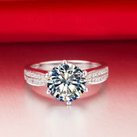 แหวนนิ้วมือผู้หญิงเพทายแวววาวแฟชั่นเครื่องประดับอย่างดีแหวนหมั้นงานแต่งงานของขวัญ
