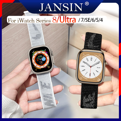 สายไนล่อน สำหรับ Apple Watch Ultra / Series 8 ของแท้ Band 49mm 45mm 41mm 44mm 40mm 42mm 38mm Series 7 6 SE 5 4 3 2 1สายนาฬิกา Bracelet Wrist Accessories for i watch 8