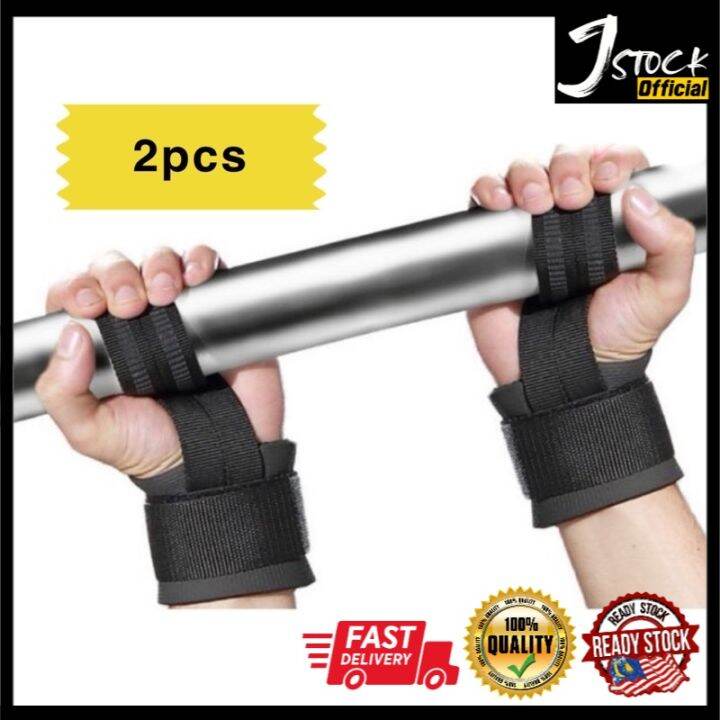 💯Ready StockWeight Lifting Hand Grips Straps Wrist Protector Gym