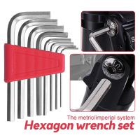 5/8/11 Pcs Allen Wrench Metric Wrench Inch Wrench L Wrench Size Tool Set Easy To Carry In The Pocket