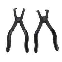 （Conbo metals）2Pcs Push Pin Pliers Set 30 Degree And 80 Degree Plastic Fastener Remover Tool Snap Rings And Body Clip Removal Tool Rivet Pu