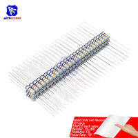 Onto 2023wart100PCS Metal Oxide Film Resistor 51W 1R-1MΩ 1R 4.7R 10R 100R 220R 1K 2.2 K 4.7K 6.8K 10K 22K 47K 100K 470K 1MΩ Ohm Resistance