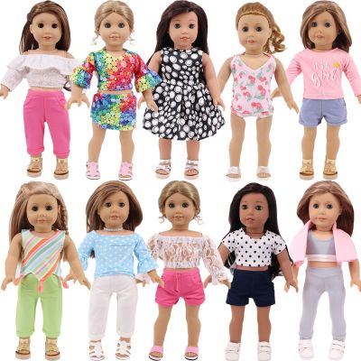 【CW】 Doll Clothes Dress Lace Top Sports For 18Inch American Doll Girl amp;43Cm Baby New Born Clothes AccessoriesGifts For Baby Girl Toys