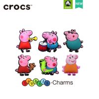 Jibbitz cross charms ตัวการ์ตูน Peppa Pig cross