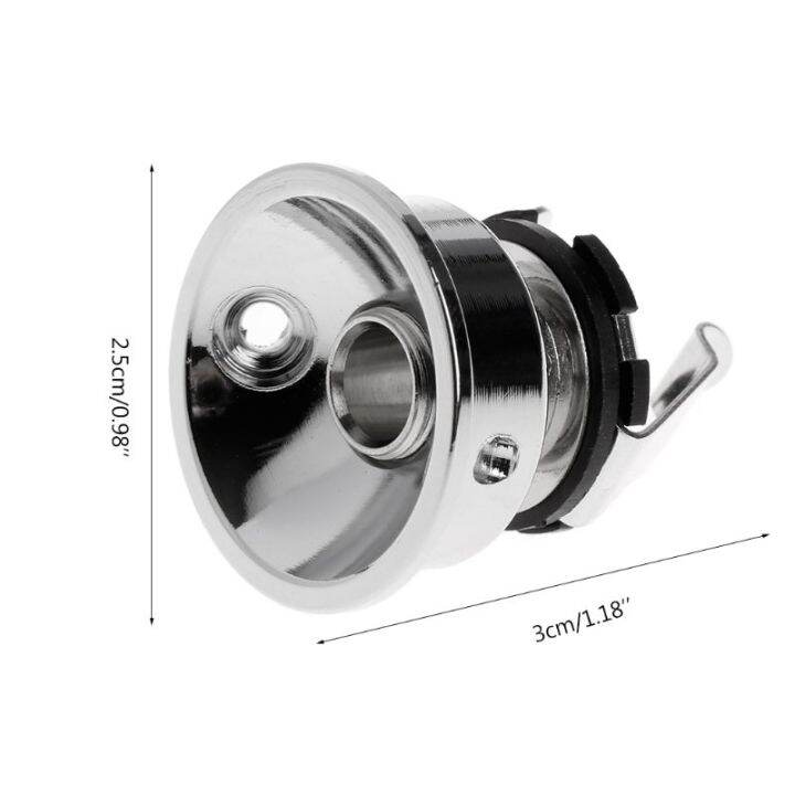 สำหรับ6-35มิลลิเมตรเสียบ-electrosocket-tl-เงินกีตาร์ไฟฟ้าโครเมี่ยมซ็อกเก็ตแจ็คแผ่น