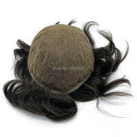 HRF Toupee Men Full French Lace Base Size 8*10Inch Mens Wigs Hair System Stock Human Remy Hair