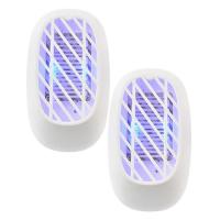 Fly Zapper Quiet Electric Fly Traps Fly Catcher Indoor Blue Light Fruit Fly Traps Indoor Zapper Plug in Power Saving Gnat Zapper for Home Indoor proficient