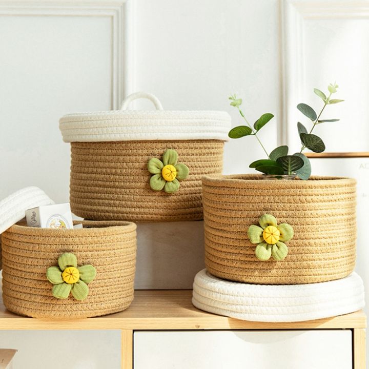 3pcs-storage-baskets-with-lid-cotton-string-baskets-for-organizing-baby-nursery-storage-boxes-kids-toys-gifts
