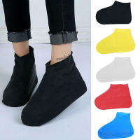 ZNPNXN Overshoes รองเท้ากันน้ำซิลิโคนกันฝนที่คลุมรองเท้ารองเท้าป้องกันการรีไซเคิล