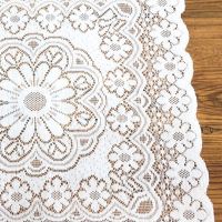 Nordic Elegant Lace Table Cloth Romantic Lace Tablecloth Valentines Day Dining Table Cover Fireplace Coffee Table Countertop