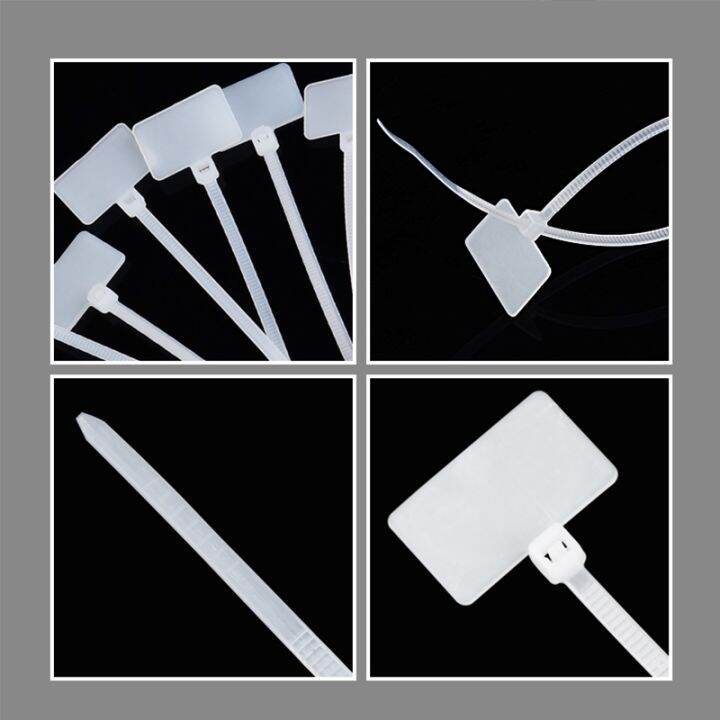 100pcs-easy-mark-plastic-nylon-cable-ties-tag-labels-self-locking-markers-zip-network-loop-wire-straps-3x100-4x150-4x200mm