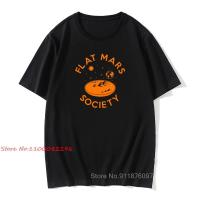 Flat Mars Society Tshirts Lovers Day Tees Pure Cotton Street Tees Custom Mens Graphic Shirt Vintage For Men Gildan