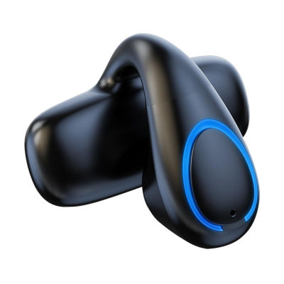 X33 Clip On Open Ear Headphones Painless Bone Conduction Bluetooth-compatible Headset Sports Earphones