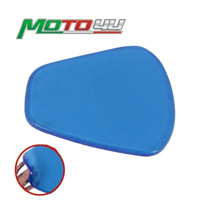 【LZ】 27x25.5x1CM Gel Seat Cushion Flexible Soft Comfortable Shock Absorption Blue Slim Body Shape Adhesive Motorcycle Accessories