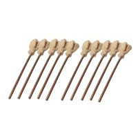 10PCS Hand-Made Loofah Loofah Pen Cleaner Cup Brush Teapot Brush Loofah Brush Kung Fu Tea Ceremony Parts