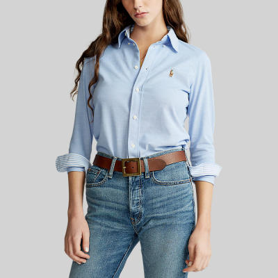 Polo Ralph Lauren เสื้อเชิ้ตผู้หญิง รุ่น WMPOKNIN6820163 สี 400(BLUE)