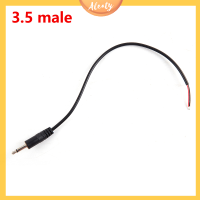 Aleaty? 2.5mm 3.5mm MONO Connector CABLE plug 2PIN EXTENSION Wire DIY Audio CABLE