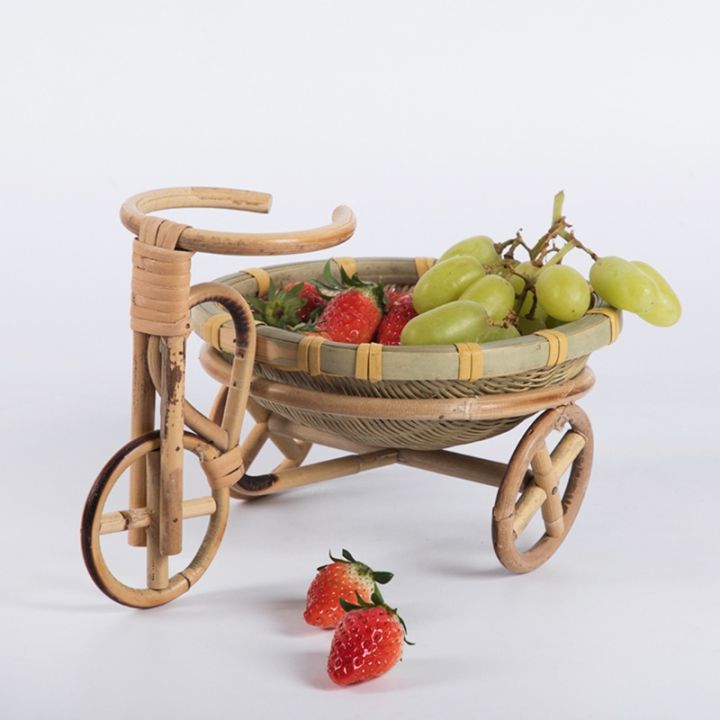 mini-tricycle-rattan-fruit-basket-bamboo-handmade-wicker-storage-basket-for-fruit-food-bread-organizer-art-crafts-kitchen