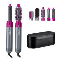 Drop shipping 5 In 1 Electric Hair Dryer Brush Negative Ions Blow Dryer Comb Hairdryer Hair Blower Brush Salon Dryers