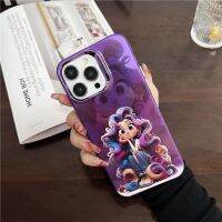 เคสโทรศัพท์สำหรับหญิงสาวน่ารักแฟชั่นอะคริลิคสองชั้นสำหรับ iPhone 14 Pro Max 15 Pro Max ปลอก IPhone15 Plus 14plus ฝาแข็ง