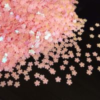 ELEGANT 5mm Flower Sequins Nail Art Glitter Manicure Sweet Cherry Blossom Jewelry Filling Paillettes for DIY Card Making Crafts Confetti