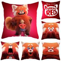 Disney Pixar Cartoon Anime Movie Turning Red Panda Printed Pillowcase Living Room Sofa Home Decor Pillow Case Cushion Cover Gift