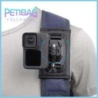 PETIBAG ของใหม่ กล้องแอคชั่นแคม หมุนได้360 ° ปล่อยอย่างรวดเร็ว สายรัดหัวเข็มขัด ตัวยึดสำหรับติดตั้ง ตะขอเกี่ยวตะขอ สายคล้องไหล่กระเป๋าเป้สะพายหลัง