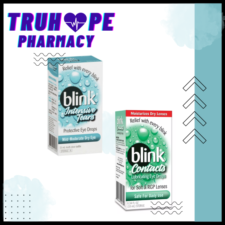 BLINK INTENSIVE TEARS , CONTACTS EYE DROPS Lazada